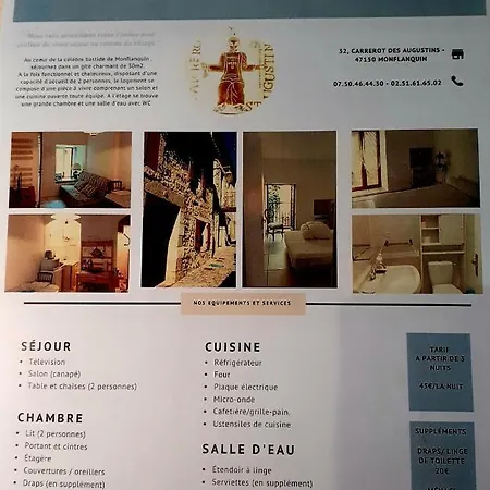 Holiday home Petit Des Augustins *
